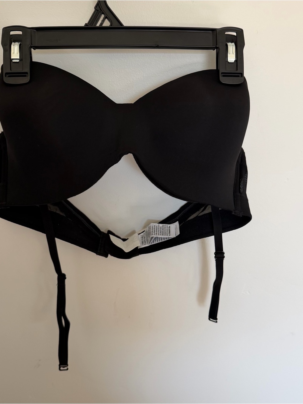 Cotton On Black Strapless Convertible Bra with Detachable Straps